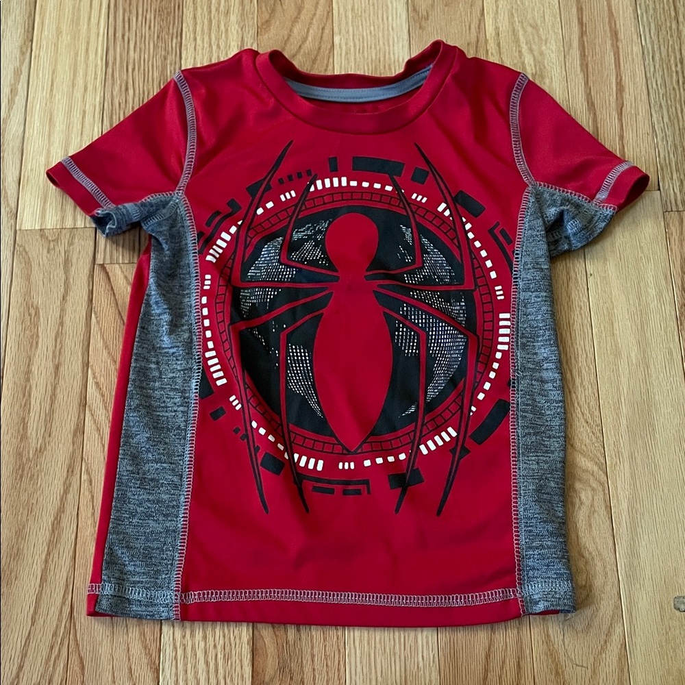 Jumping Beans Spider Man T Shirt Boys 4T Red Superhero Casual